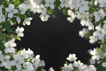 seamless loop of Leucophyllum flowers in full bloom, with gentle motion on a transparent alpha matte.