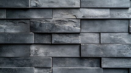 Textured dark brick wall background with subtle cement tones for modern architectural design and interior decoration projects.
