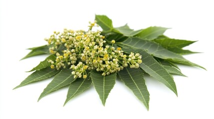 Neem Flower and Leaves Ayurvedic Healing Benefits Natural Remedies for Health and Wellness