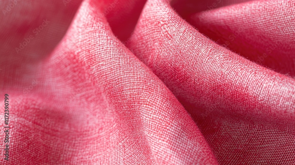 Poster soft textured pink fabric background for design and textile applications