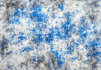 Vintage Concrete Wall with Blue Paint