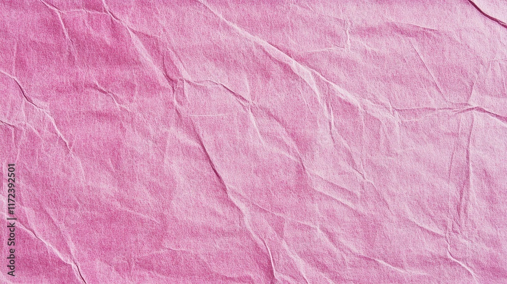 Aufkleber vintage pink craft paper textured background with crumpled surface for creative design and artistic 