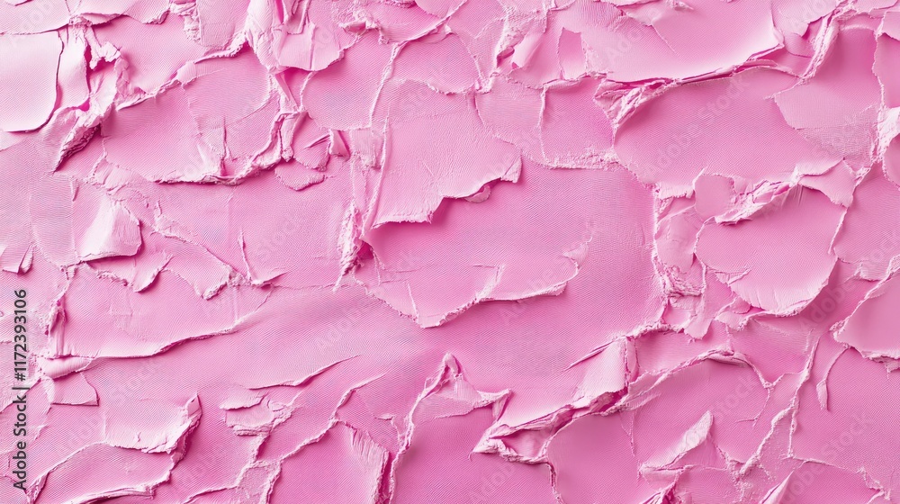 Aufkleber textured pink crumpled paper background for creative design and artistic applications