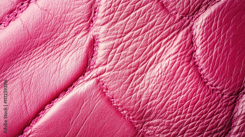 Poster pink leather texture detailed background with a smooth and glossy finish for design and fashion appl