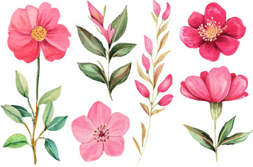 Obraz premium seamless pattern with pink lilies
