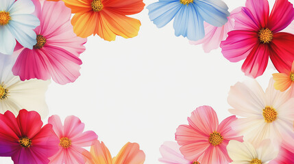 Fototapeta premium Elegant wedding invitation card background vector. Minimal hand painted watercolor botanical flowers texture template background. Design for wedding, vip cover, poster, rsvp moderncard.Valentine's Day