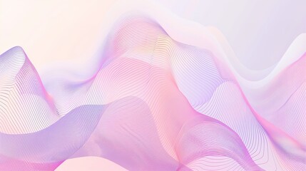 Light purple pink lilac abstract background with lines and a charming color gradient, presenting a visually appealing look for various decorative or creative purposes. The soft hues blend harmoniously