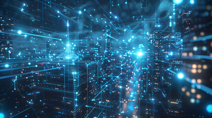 A digital financial hub with blockchain interfaces