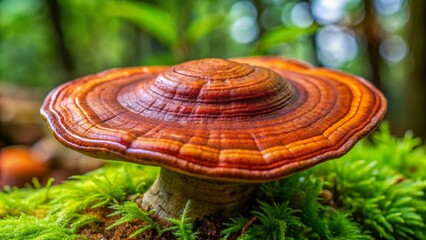 reishi mushroom isolated

