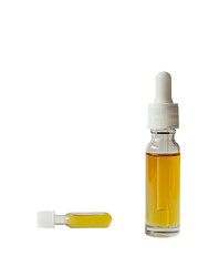 bottle of perfume isolated