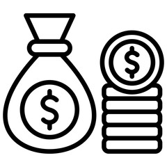 Merger And Acquisition Line Icon