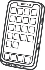 スマートフォン（起動中）