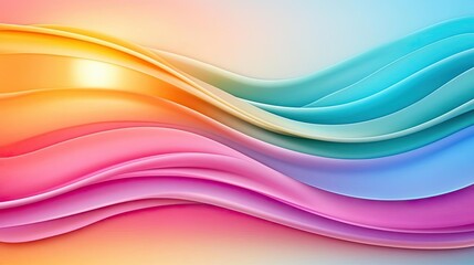 innovative abstract template with overlapping layers and soft gradients, open composition for text customization