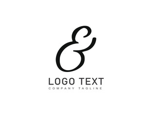 Abstract logo made with colorful and typography