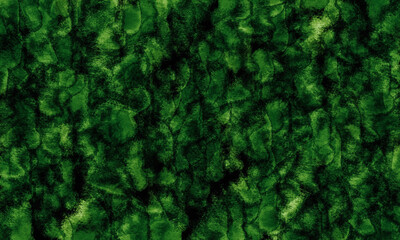 dark  green watercolor paint abstract art background 