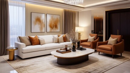 Mockup frame in nomadic boho interior background with rustic decor, 3d render