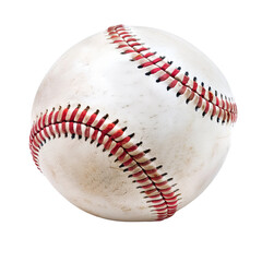 baseball on white background
