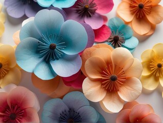 colorful flowers background