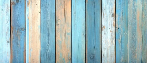 Weathered Vintage Wooden Planks with Rustic Charm and Copy Space