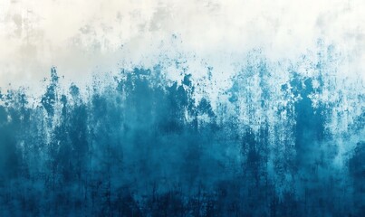 Blue texture of a plastered wall background pattern design. Blue watercolor background wallpaper. Raster bitmap digital