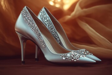 silver heels