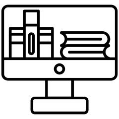 Online Library Icon