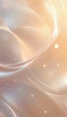 Soft golden glow with an abstract mist and sparkle effect