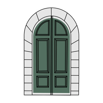 recommend clip art: Front Door Vector