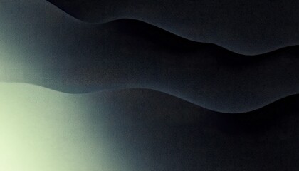 Abstract Dark Green and Black Wavy Texture Background Image