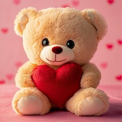 valentine taddy and heart shape