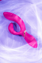 Sex toy in the glare of light. 