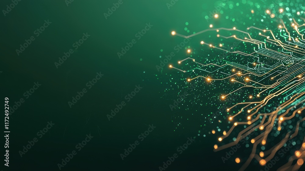 Poster an abstract representation of a data flow diagram with glowing lines and nodes, symbolizing the move