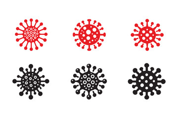 Virus Variations icon Symbol Silhouette Illustration