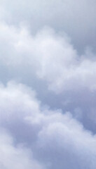 Obraz premium Soft pastel clouds for a romantic and dreamy atmosphere.