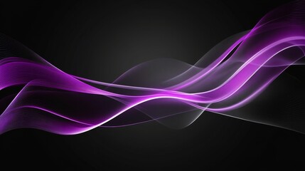 Black and grape purple abstract wave background for professional business cards, elegant wallpapers, and corporate design projects



