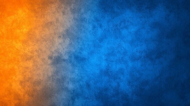 A vibrant gradient background blending warm orange hues with cool blue shades, creating a dynamic and visually appealing canvas.