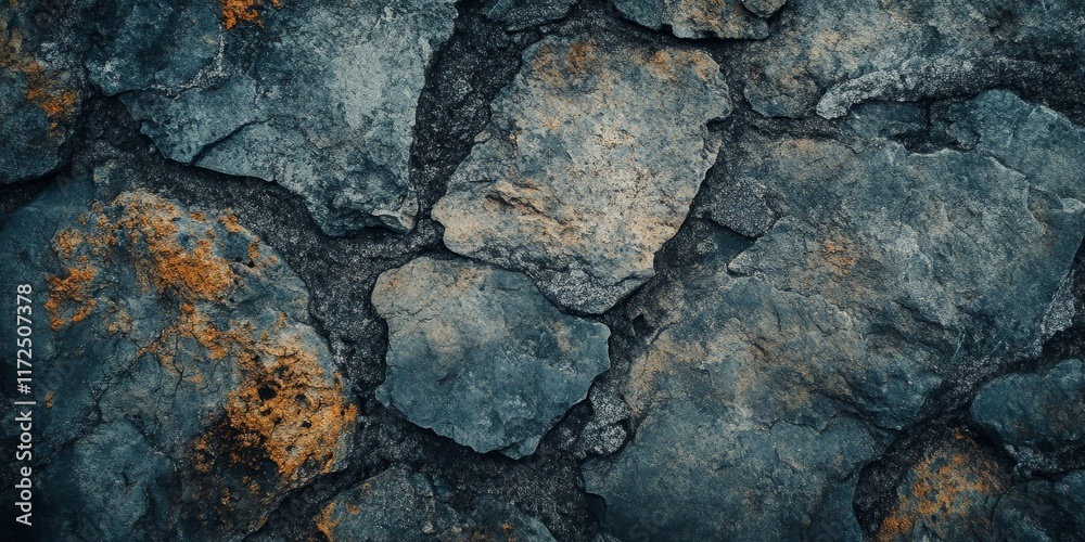 Aufkleber abstract natural background featuring an old stone surface that showcases unique textures and patter