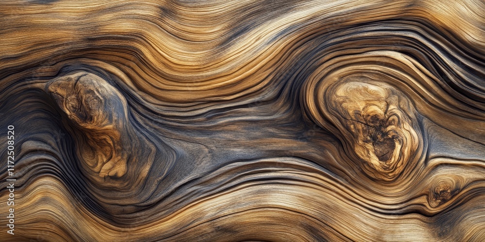 Aufkleber natural wood texture featuring unique patterns, showcasing the beauty of wood texture and its organi