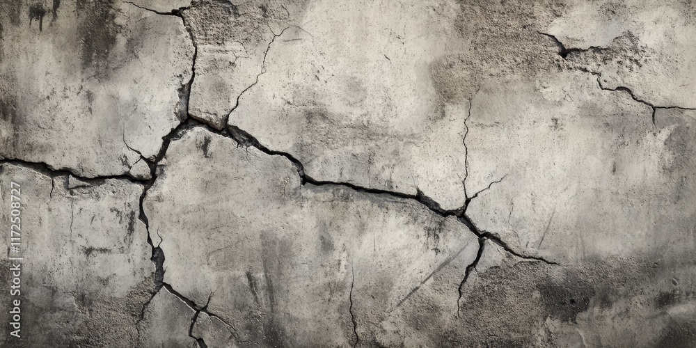 Fototapete cracked concrete texture background showcasing intricate details and unique patterns. this versatile