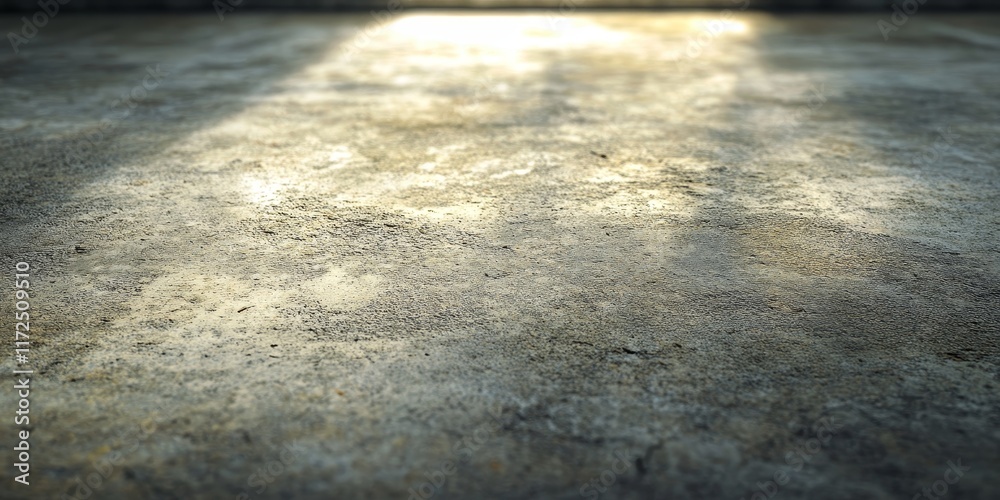 Poster Textured background showcasing a dirty cement floor, ideal for highlighting the unique attributes of a cement floor texture. The dirty cement floor texture adds character to various designs.