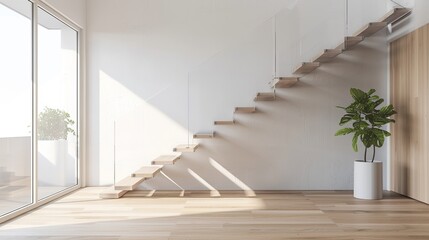 Beautiful staircase design in home 