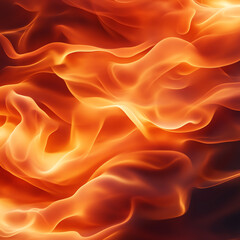 Obraz premium A mesmerizing display of swirling flames, showcasing vibrant orange and red hues with graceful movements and energetic flow.