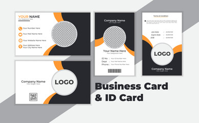 Business Card & ID Card Layout Design.