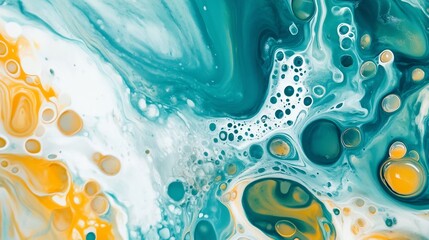 Vibrant Liquid Patterns Swirling in Mesmerizing Colorful Motion for Abstract Art