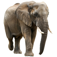 Fototapeta premium elephant isolated on white