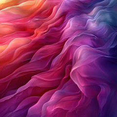 Obraz premium Colorful flowing fabric drapes abstract background design backdrop