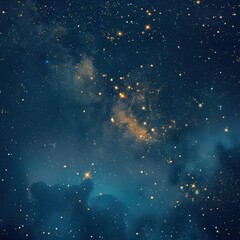 Fototapeta premium Stunning Night Sky with Stars and Nebulae