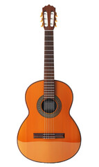 Naklejka premium acoustic guitar isolated on white