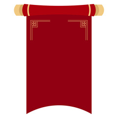 Chinese Scroll Banner