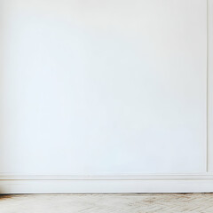 Naklejka premium White Wall Room Background Image